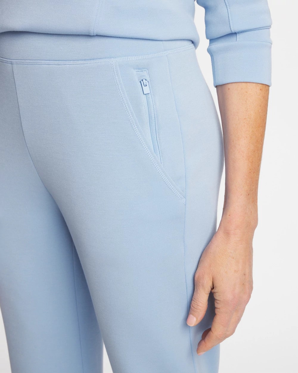 Chico's Zenergy® Soft Cropped Pants Crystal Topaz