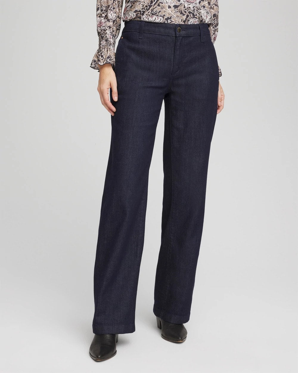 Chico's High-Rise Trouser Jeans Cedar Rinse
