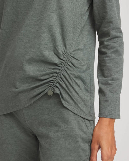 Chico's Zenergy® Cloud Asymmetrical Top Eucalyptus