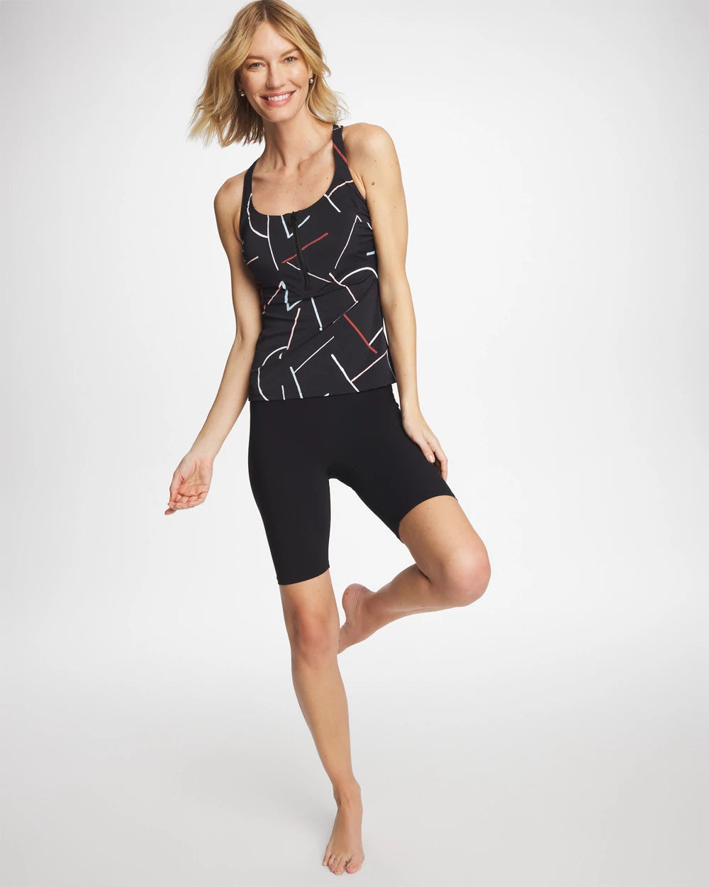 Chico's Gottex Kai D-Cup Tankini Black/Multi