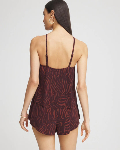 Chico's Magicsuit® Goldie Zabra Romper Multi Brown
