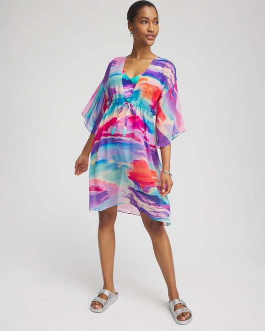Chico's Gottex Palma Beach Dress Multi