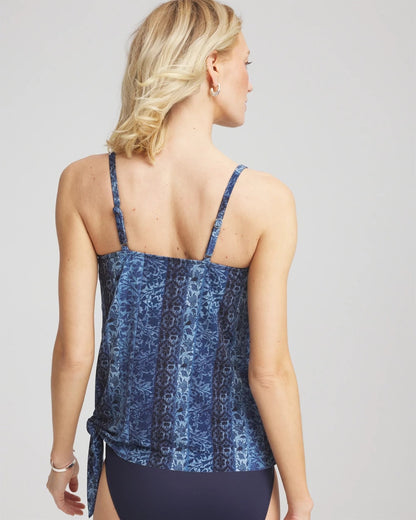 Chico's Magicsuit® Via Roma Alex Tankini Blue Multi