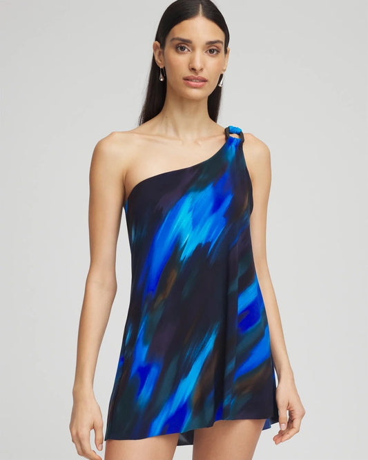 Chico's Magicsuit® Swipe Right Amal One Piece Swimsuit Black/Multi