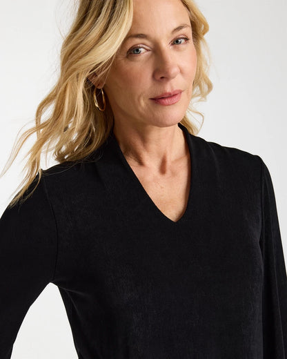 Chico's Travelers™ V-Neck Kimono Top Travelers Black