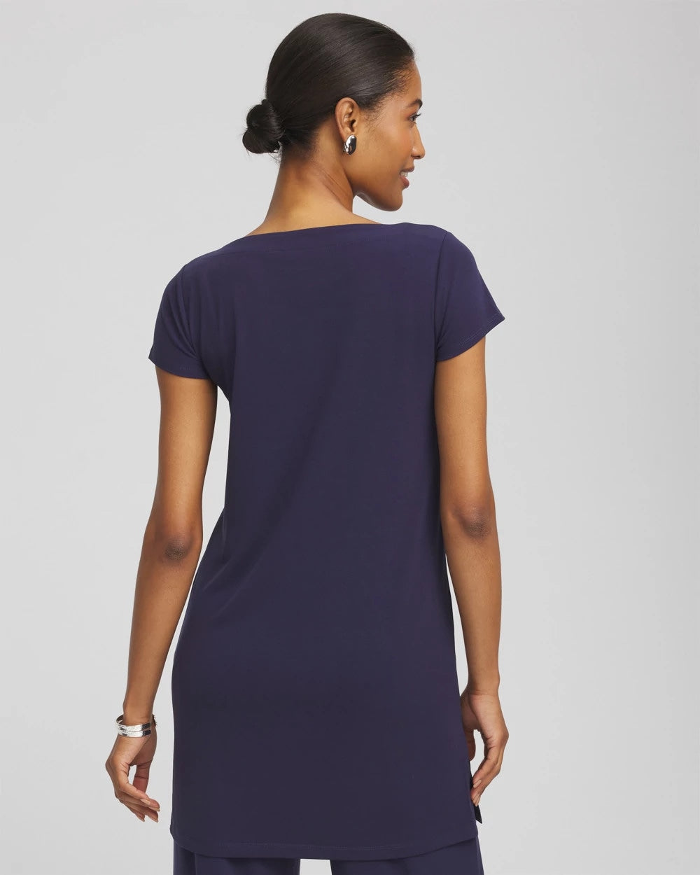 Chico's Travelers™ Knit Tunic Passport Blue