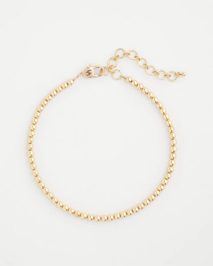 Chico's Golden Beaded Necklace Gold