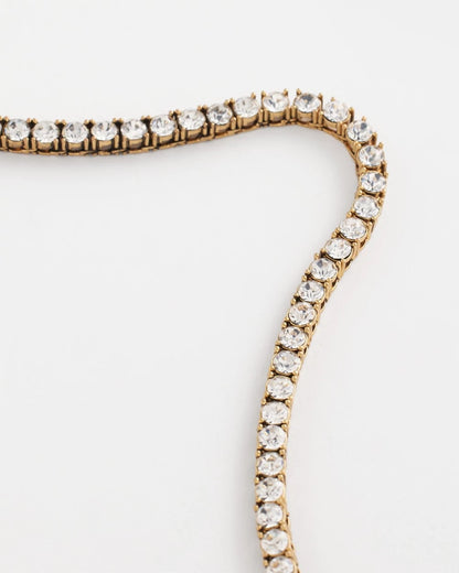 Chico's Vintage Tennis Necklace Gold