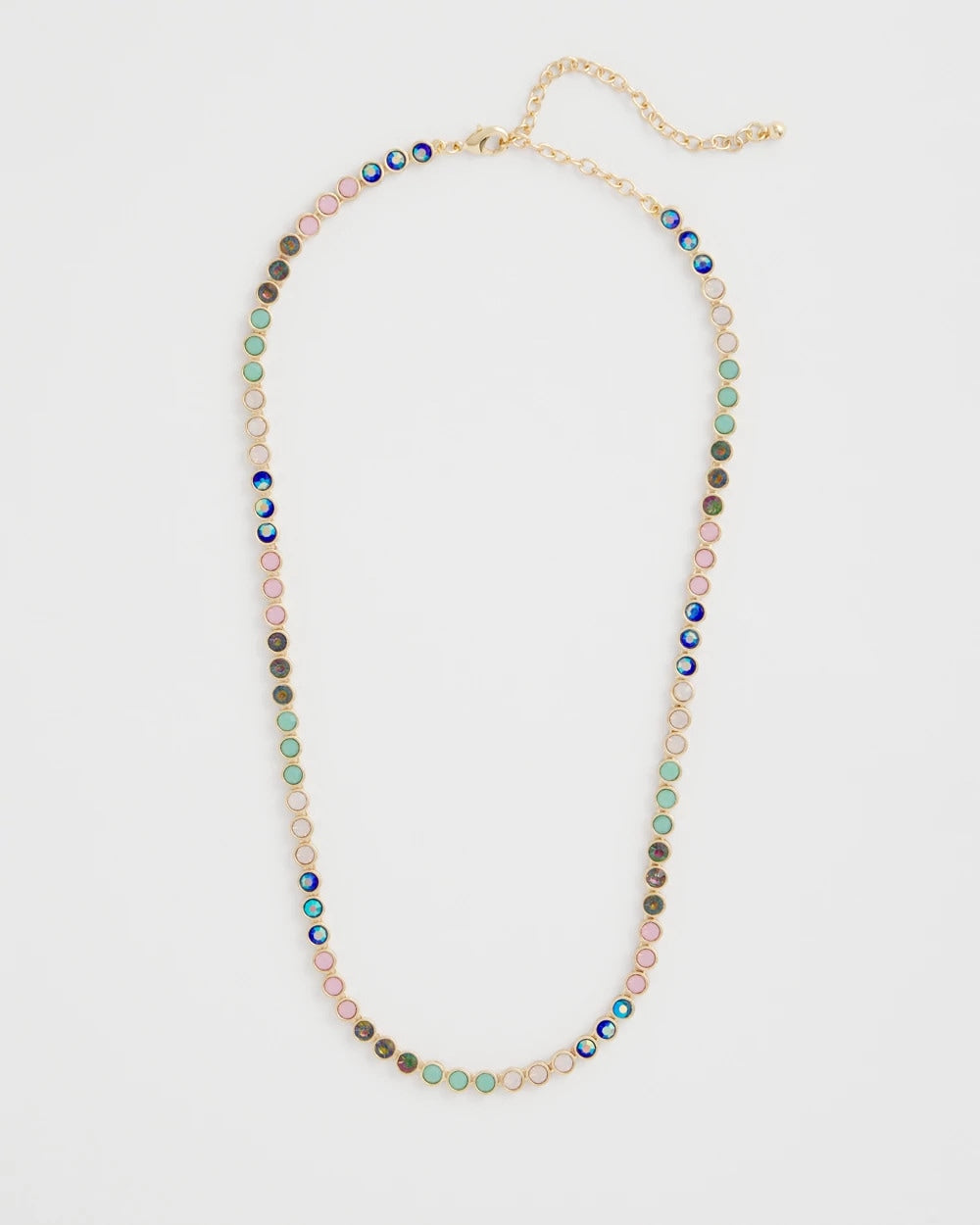 Chico's Tennis Necklace Multi