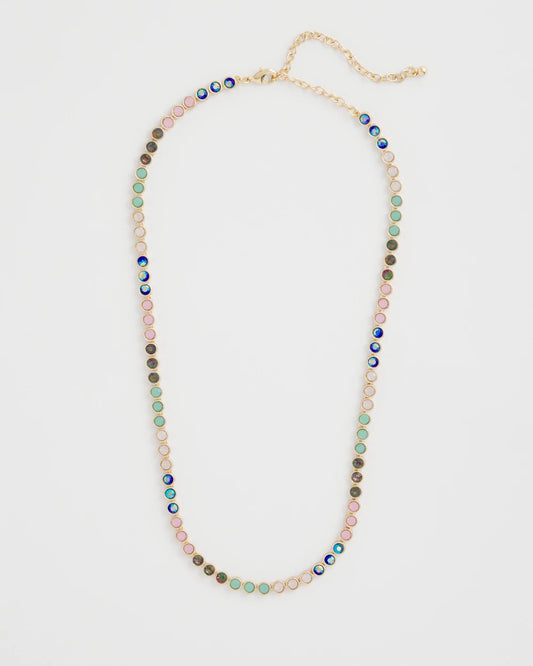 Chico's Tennis Necklace Multi
