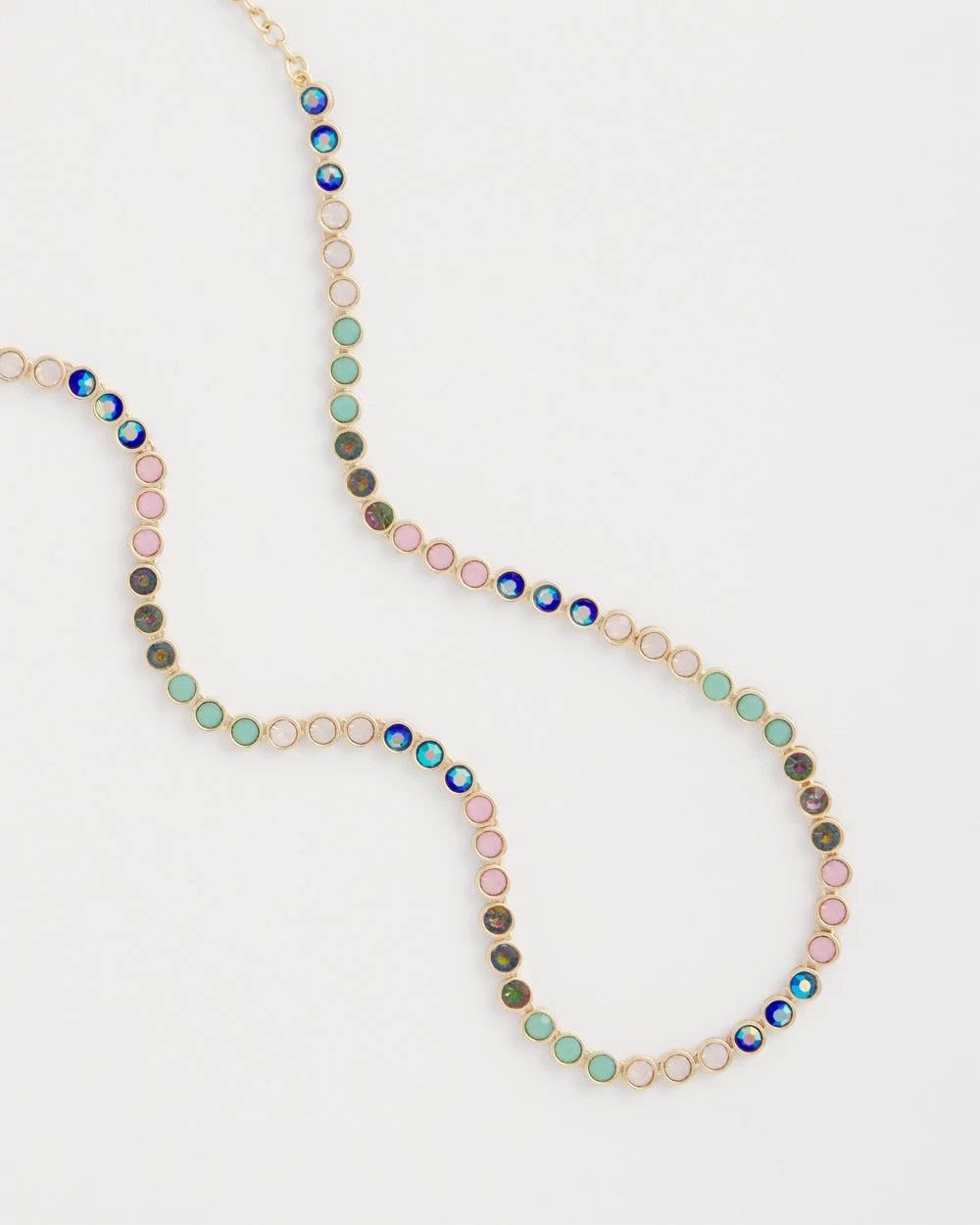 Chico's Tennis Necklace Multi
