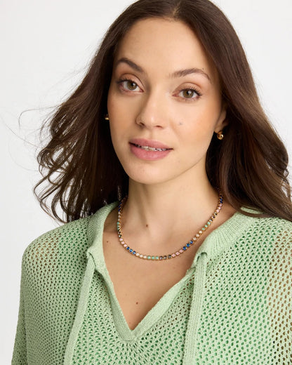 Chico's Tennis Necklace Multi
