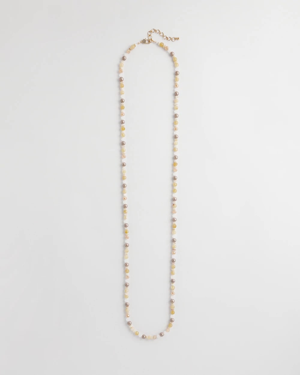 Chico's Neutral Long Layering Necklace Neutral