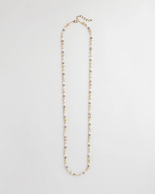 Chico's Neutral Long Layering Necklace Neutral