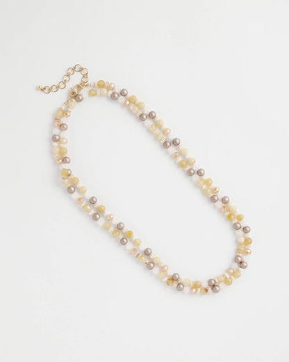 Chico's Neutral Long Layering Necklace Neutral