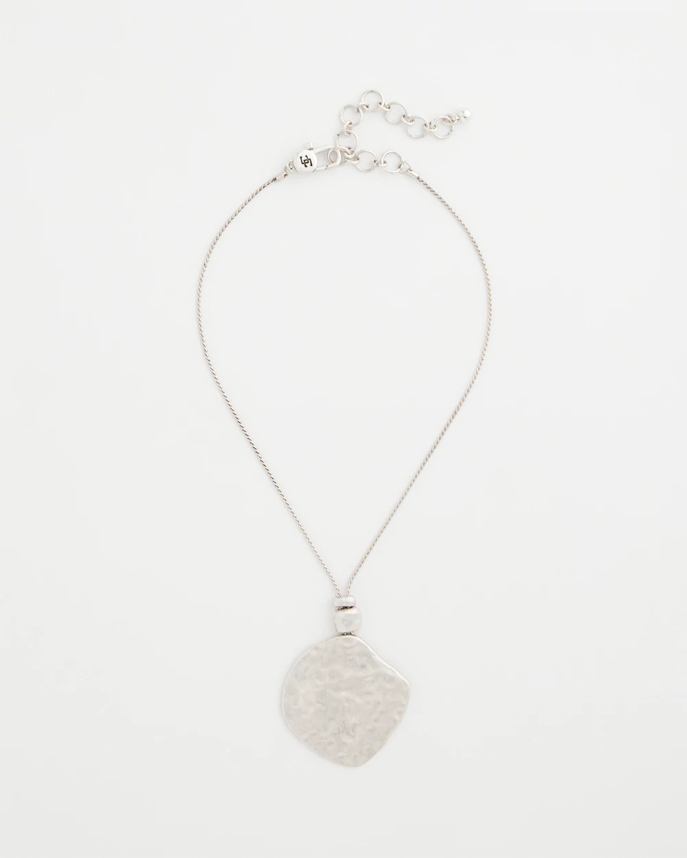 Chico's Short Silver Pendant Silver