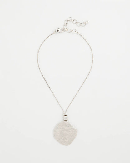 Chico's Short Silver Pendant Silver