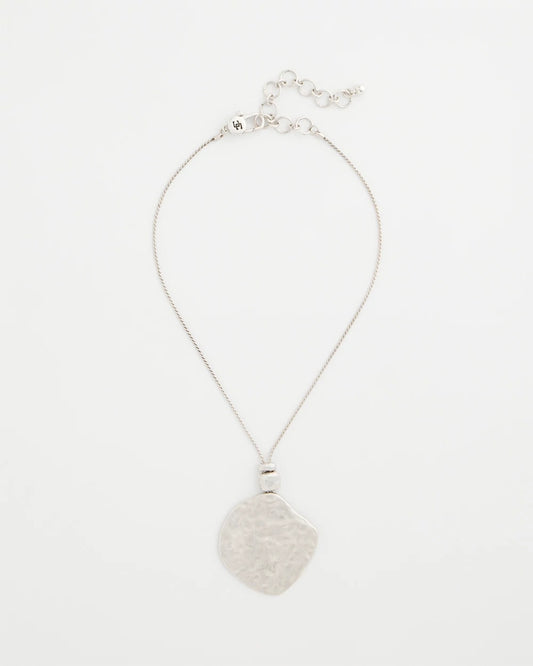 Chico's Short Silver Pendant Silver
