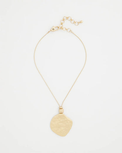 Chico's Short Gold Pendant Gold