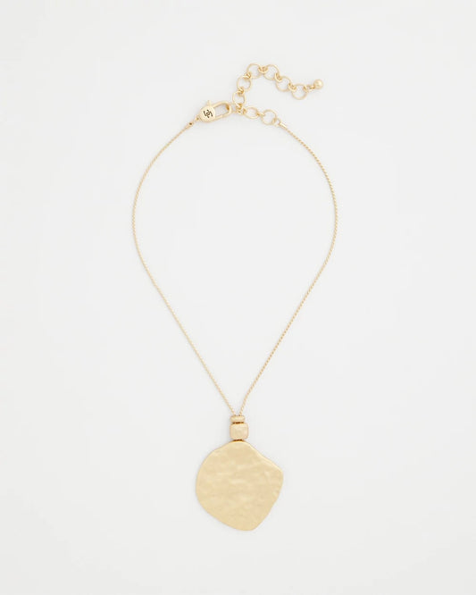 Chico's Short Gold Pendant Gold