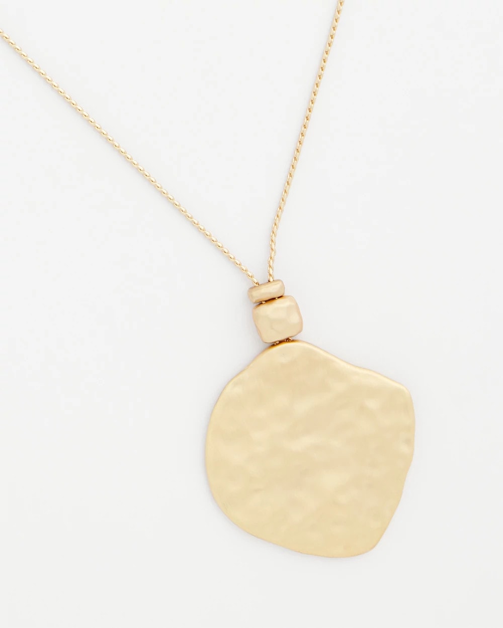 Chico's Short Gold Pendant Gold