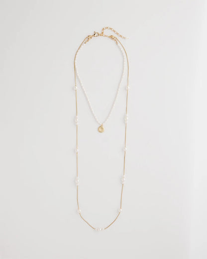 Chico's Convertible Faux Pearl Necklace Pearl