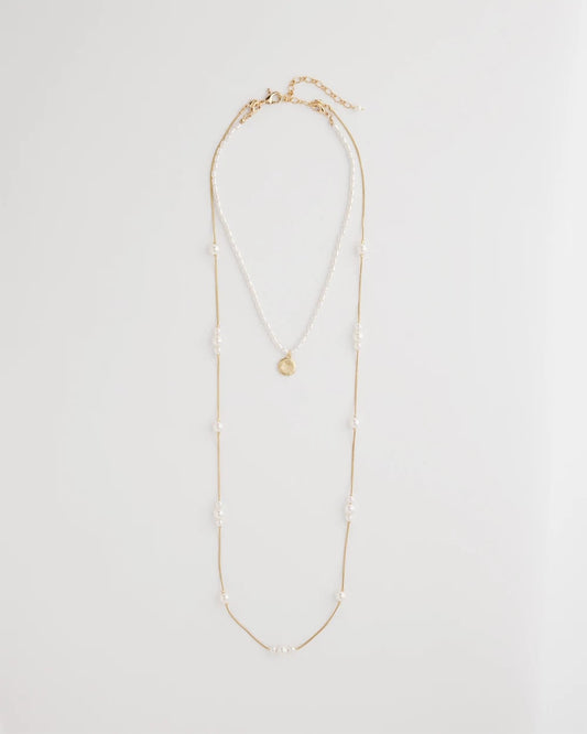 Chico's Convertible Faux Pearl Necklace Pearl