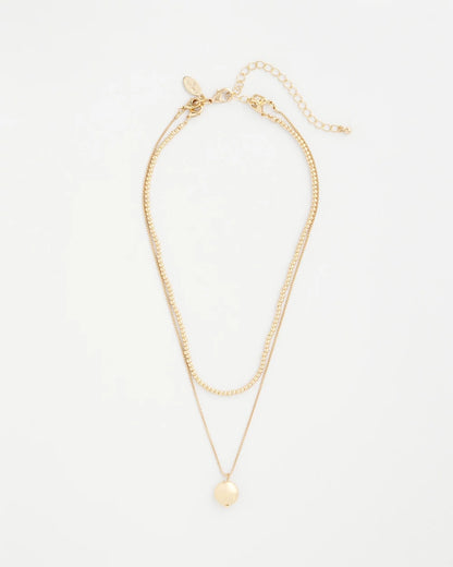 Chico's Goldtone Convertible Pendant Necklace Gold