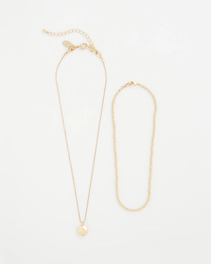 Chico's Goldtone Convertible Pendant Necklace Gold